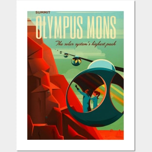 Olympus Mons - Space Travel Posters and Art